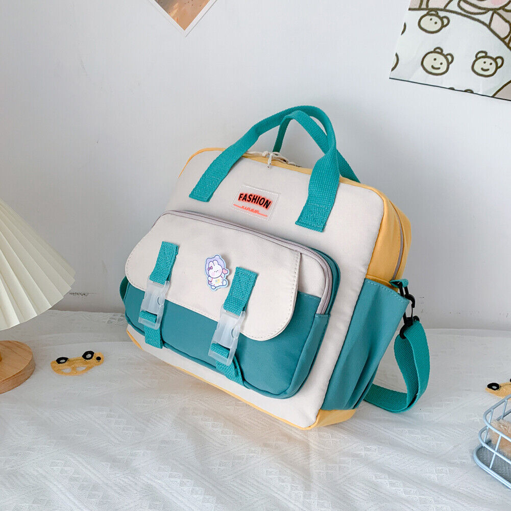 Multifunctional Backpack Schoolbag Cute Teenager Girls Shoulder Bag (Green)