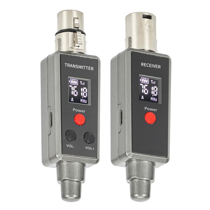 Plug-on Rechargeable Microphone Wireless System 2.4 Ghz for Dynamic Microphone