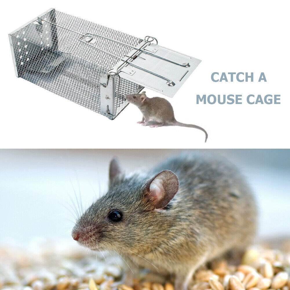 Mouse Trap Cage for Household Mice Catcher Automatic Rats Traps Pet Control
