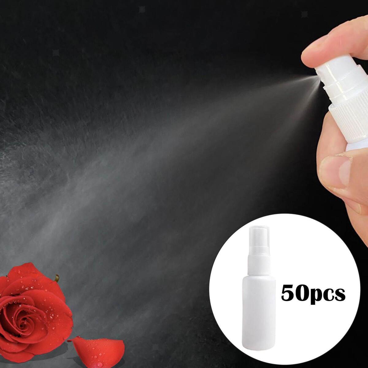 50Pcs Empty Spray Bottles 30ml Travel Perfumes  Oils  Mist