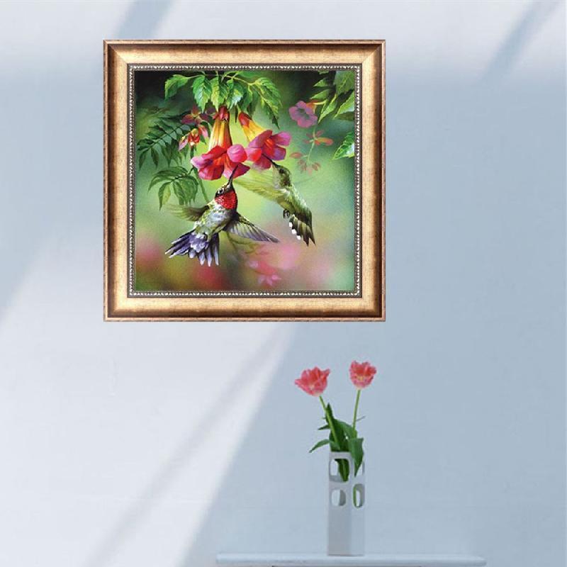 Flowers 5D Diamond Embroidery DIY Craft Painting Cross Stitch  Home Decor