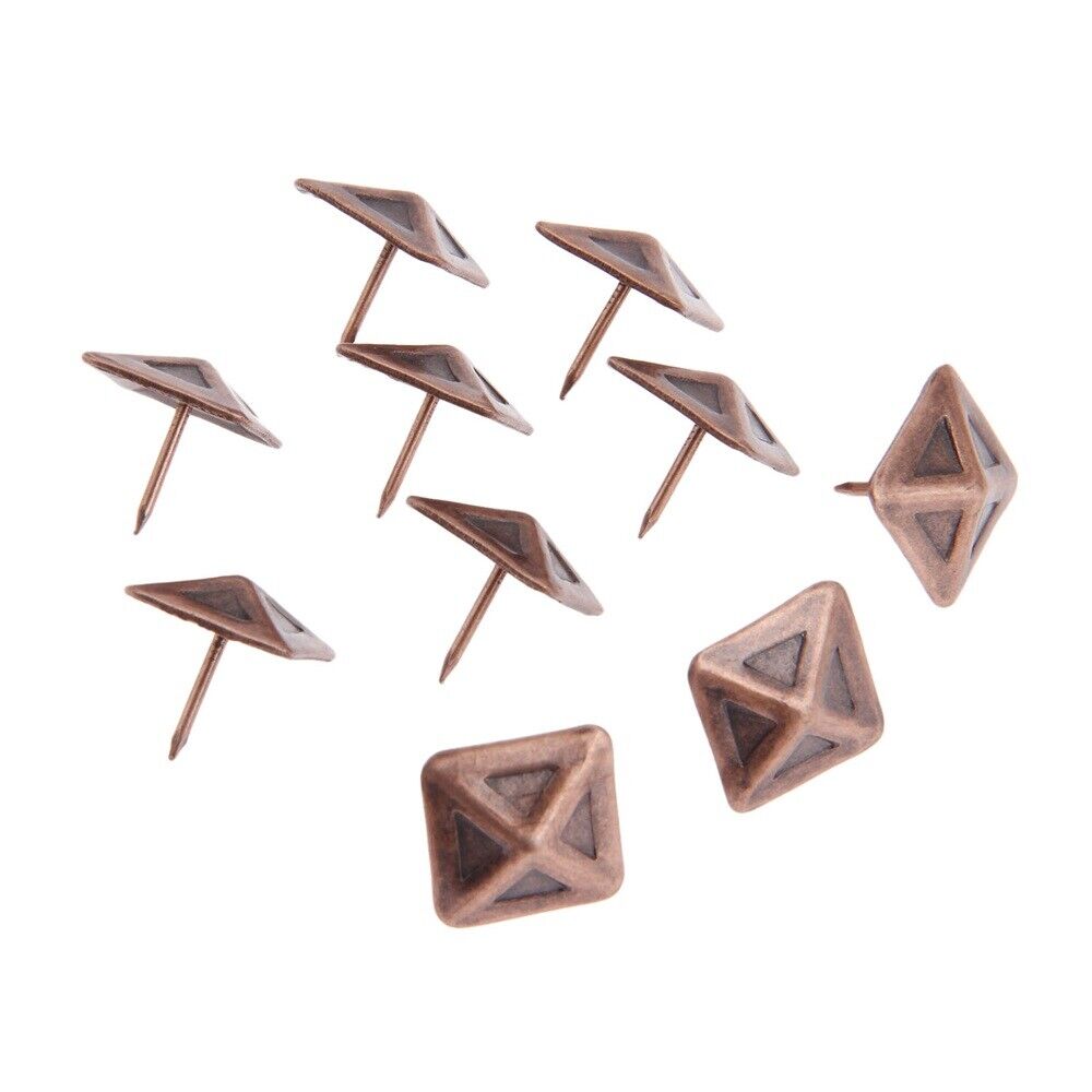 19*19mm Square Tacks Sofa Jewelry Box Furniture Upholstery Nails Pins Decorative
