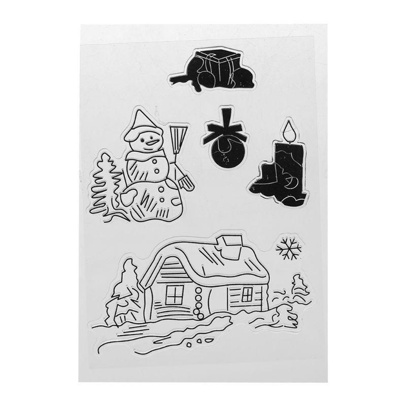 Happy Birthday Tree Silicone Clear Seal Stamp DIY Scrapbooking Embossing Photo