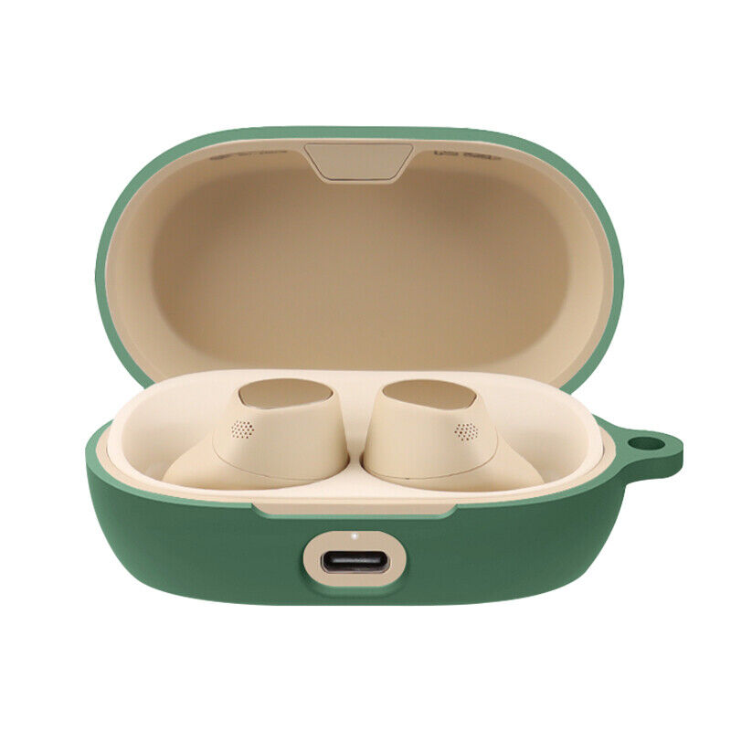 Charging Box Cases Wireless Earphone Cover for Jabra Elite 7 Pro (Green)
