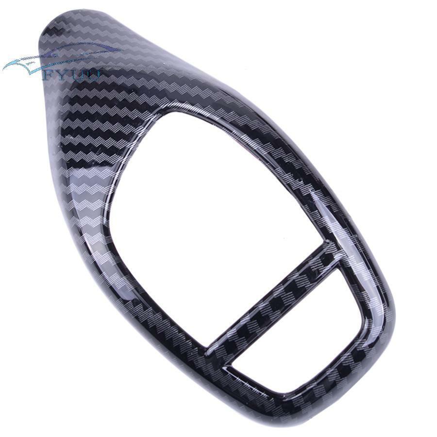 Carbon Fiber Look Car Gear Shift Knob Trim Cover ABS For BMW 1 2 3 4 5 6 Series