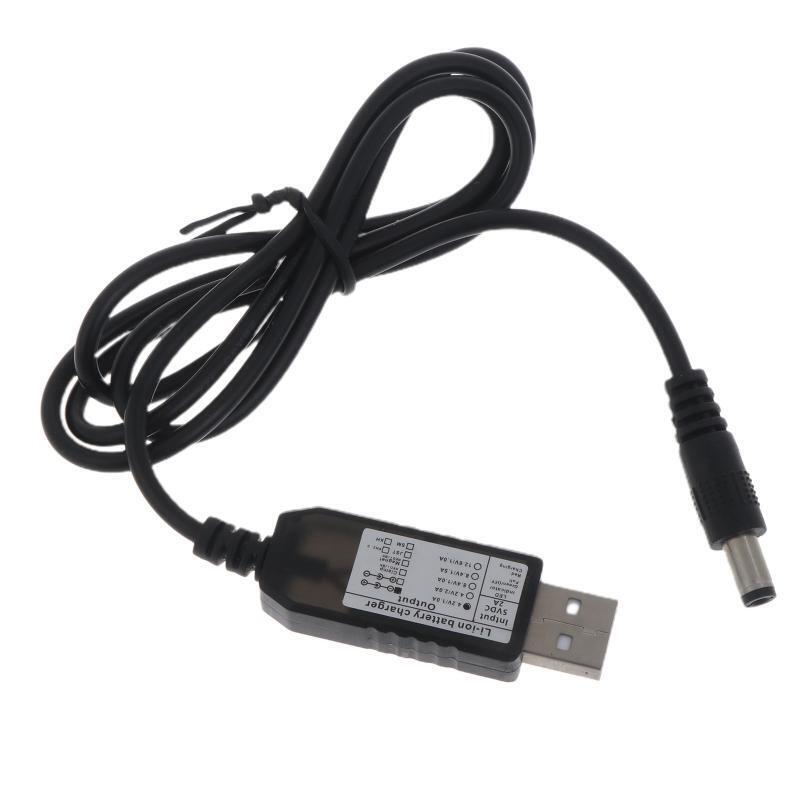 USB to 4.2V 1A 5.5x2.5mm Smart Battery Charger for 3.7V Li-ion Lithium Battery