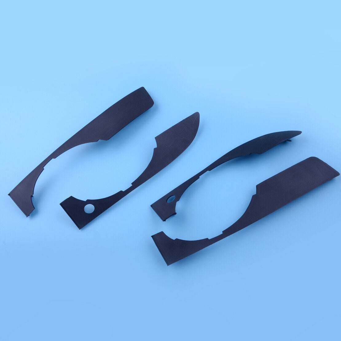 4 fit for Audi A4 B7 S4 05-08 Fog Light Trim Cover Grill Bumper Lower Upper Li