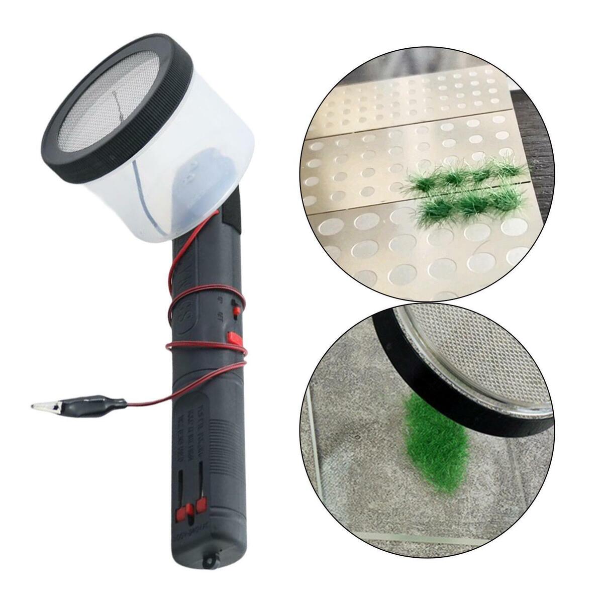 Static Grass Applicator for  Table  Railway ling  Table