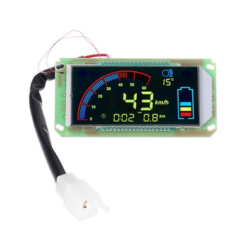 Motorcycle Speedometer with Color Screen 0.3W-0.9W Power Consumption 48V 60V 72V