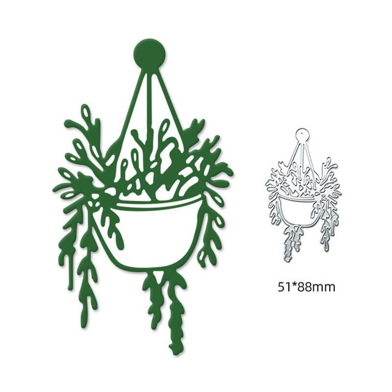 Hanging Plants Metal Cutting Dies Stencil DIY Scrapbooking Album Paper Card Mold