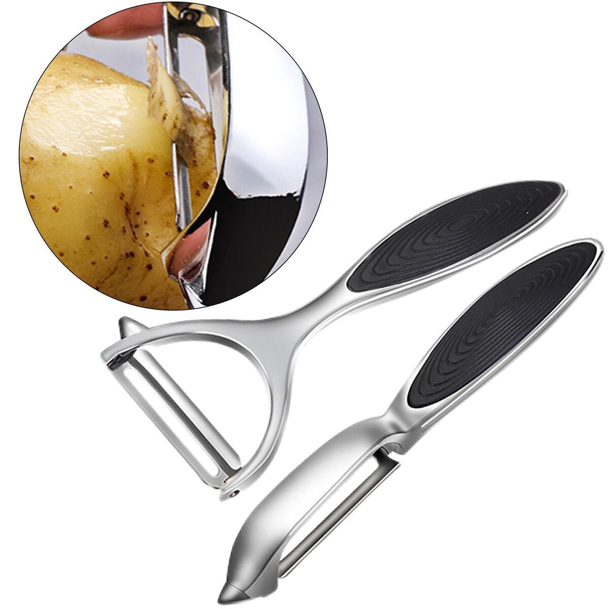 Vegetable and Fruit Peeler Set 2Pcs Y Shape and i Shape for Easy Store