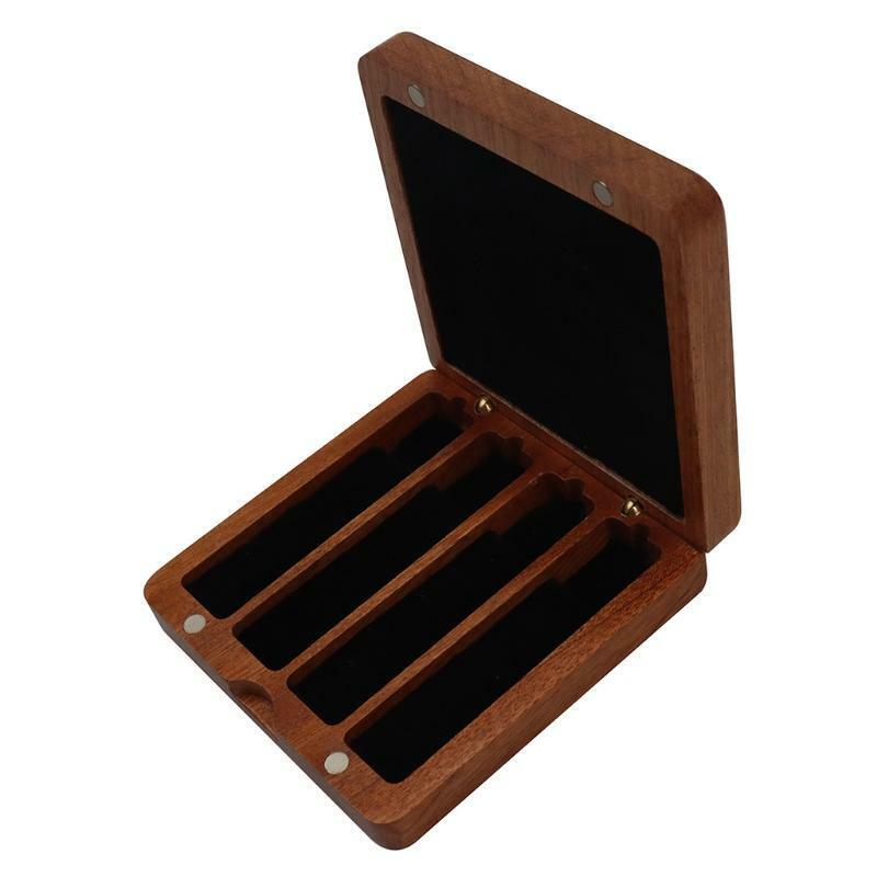Travel Saxophone Reed Case,Laptop, Wood,Clarinet, Accessories, Storage Box