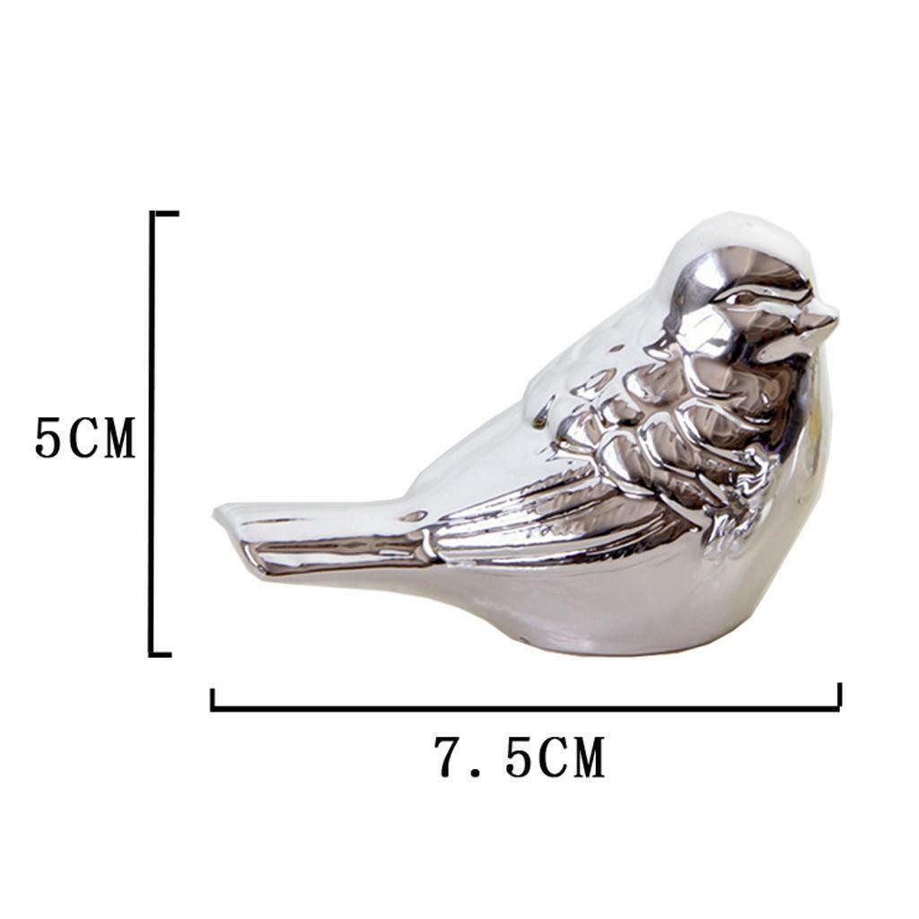 2x  Desktop Decor Plating Bird Display Nordic  Bedroom