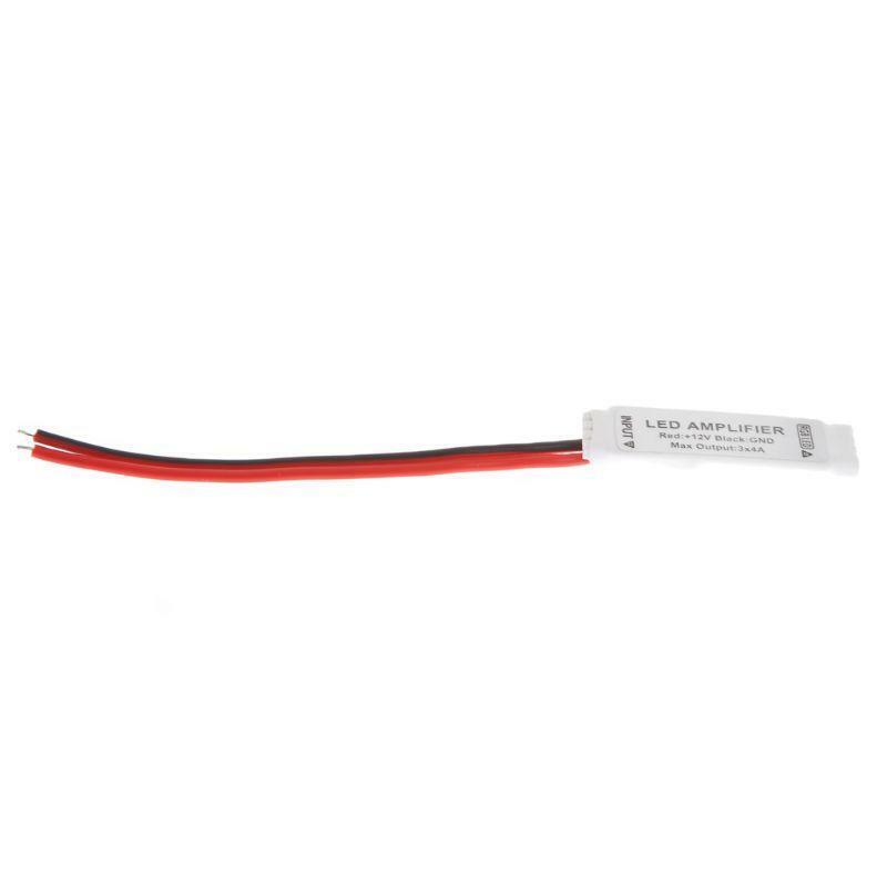 Mini Signal Amplifier Repeater for 5050 3528 SMD RGB LED Light Strip DC 12V