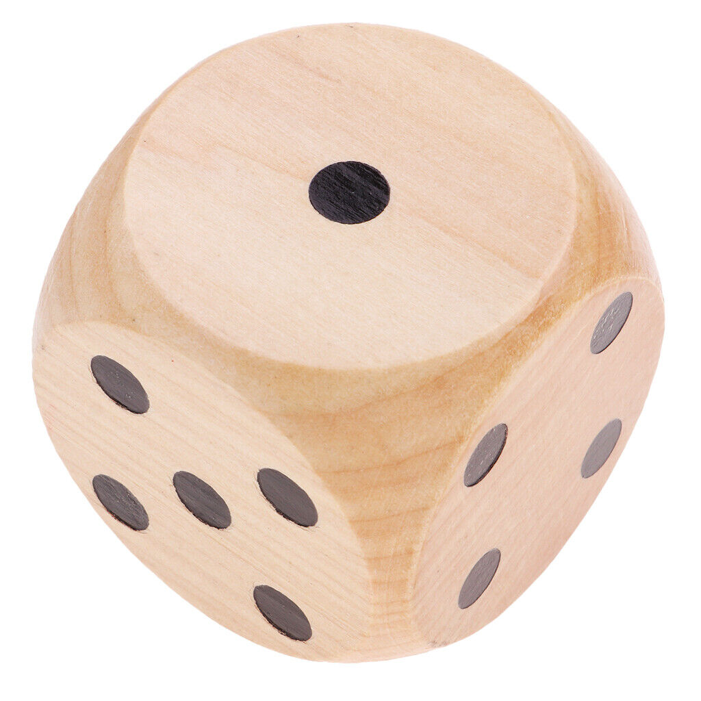 2  5cm Wooden D6  Set for RPG Math Teaching  Casino Supplies