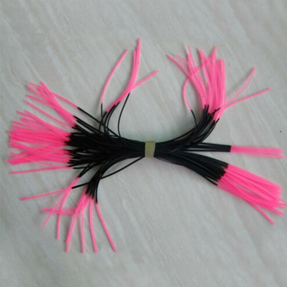 Jig Bait Windless Rubber Squid Soft Fishing Lures Beard Silicone Skirts