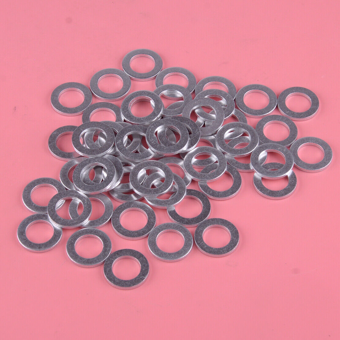 Pack of 50 Car Engine Oil Drain Plug Crush Washers O Rings 12mm ID. 20mm OD. Ld