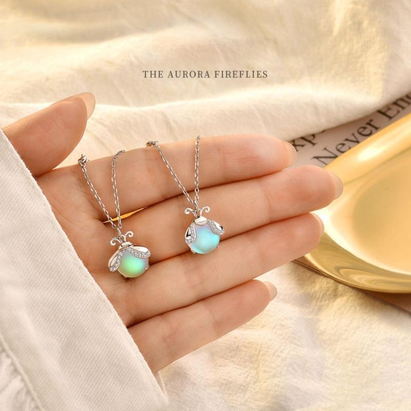 Firefly Necklace Female Ins Does Not Fade Couple Clavicle Chain Pendant Gift