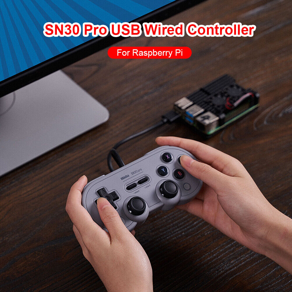 8Bitdo SN30 Pro USB Wired Gamepad Vibration Controller for Switch PC Steam