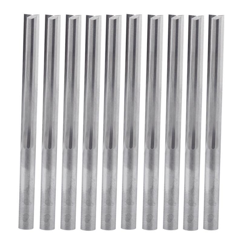 Two Double-edged Straight Flute Drills 4x32mm Milling Cutter Straight Router Bit