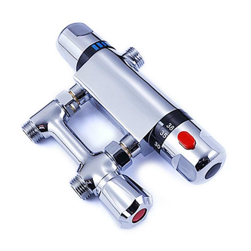 Upgraded Bathroom Thermo static Shower Mixer Water Showering Faucet Temp Control