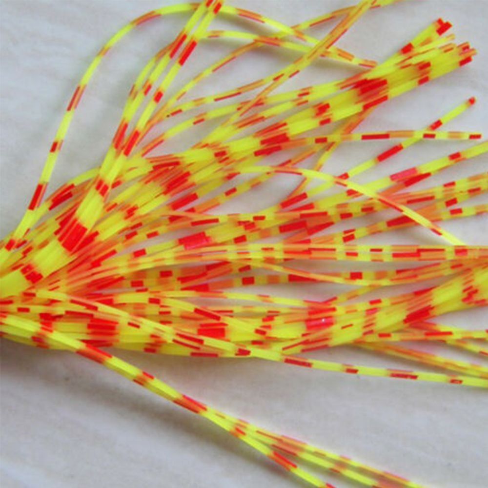 Jig Bait Windless Rubber Squid Soft Fishing Lures Beard Silicone Skirts