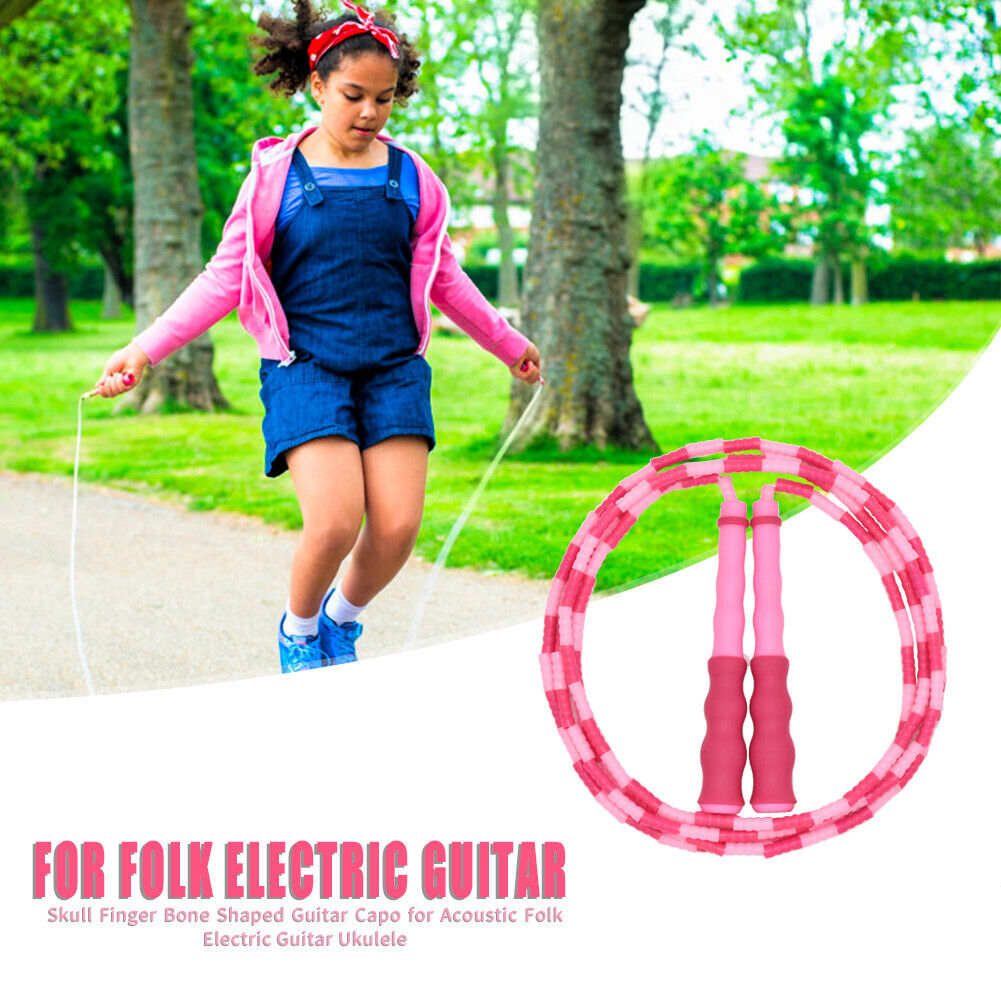 Skipping Rope PP TPE Bamboo Children Jump Rope Fitness Equipment (Pink)