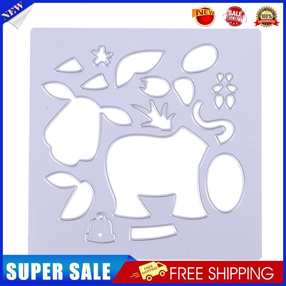 Dairy Cattle Cow Craft Puzzle Die Cutting Stencil Scrapbooking DIY Decor