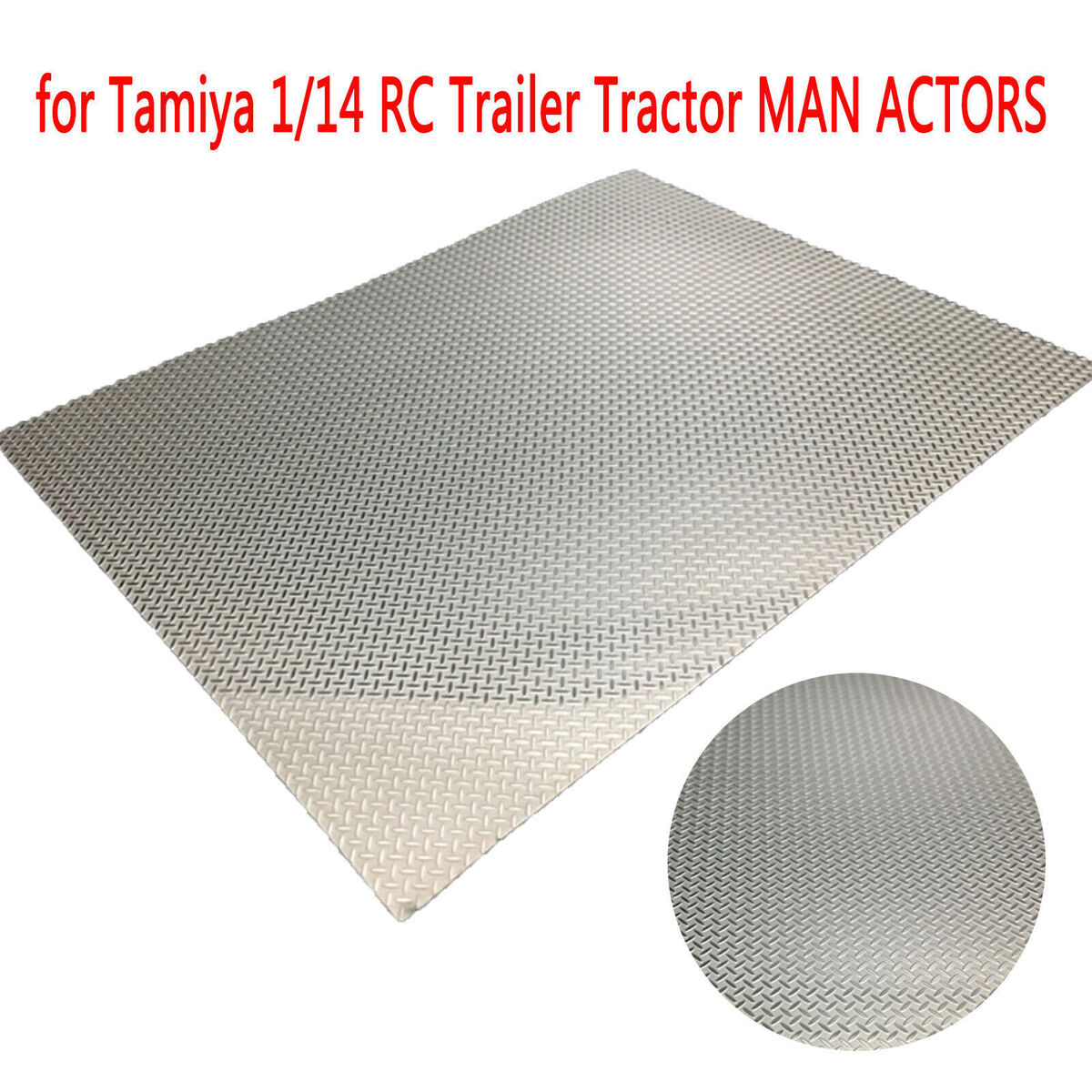 Metal Anti-skid Plate for Tamiya 1/14 56323 R470 R620 MAN 1851 ACTORS RC Truck #
