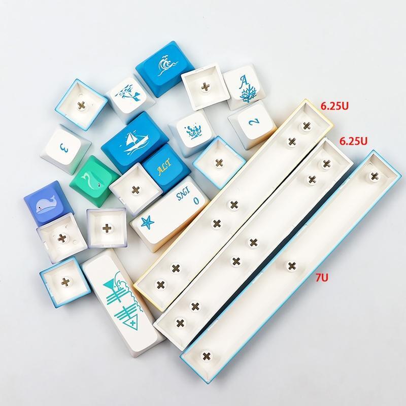 137Keys/Set Dye Sublimation Keycap XDA Profile Mechanical Keyboard PBT Keycap