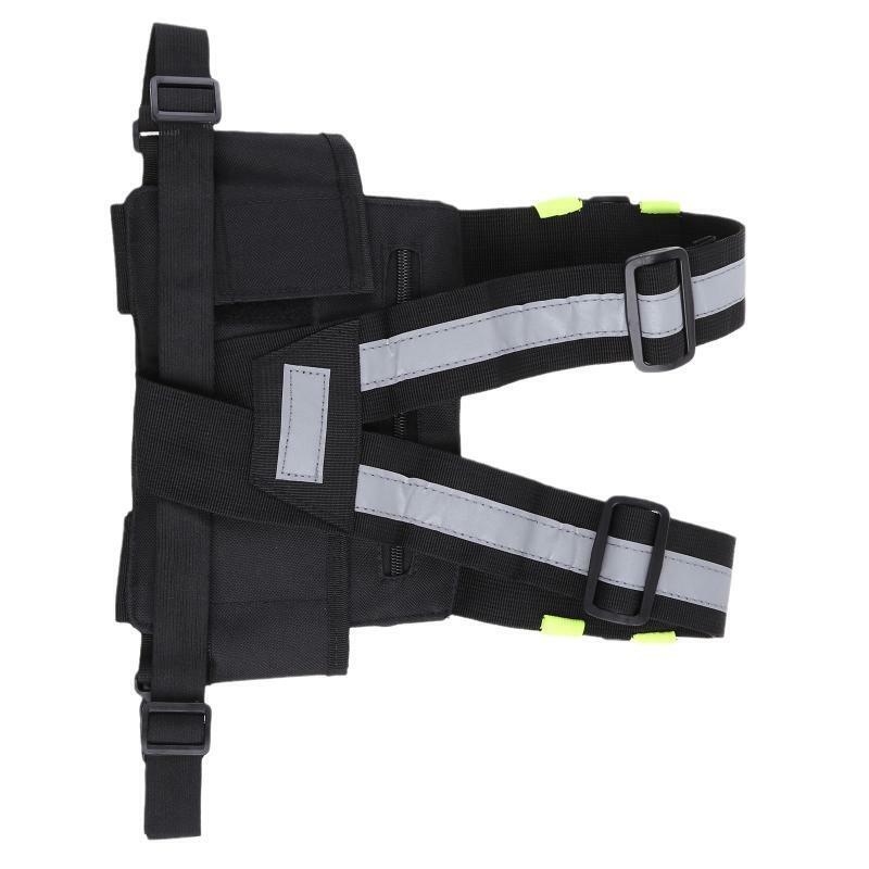 Radio Shoulder Harness Chest Rig Bag Pocket Pack Holster for Two Way Radio