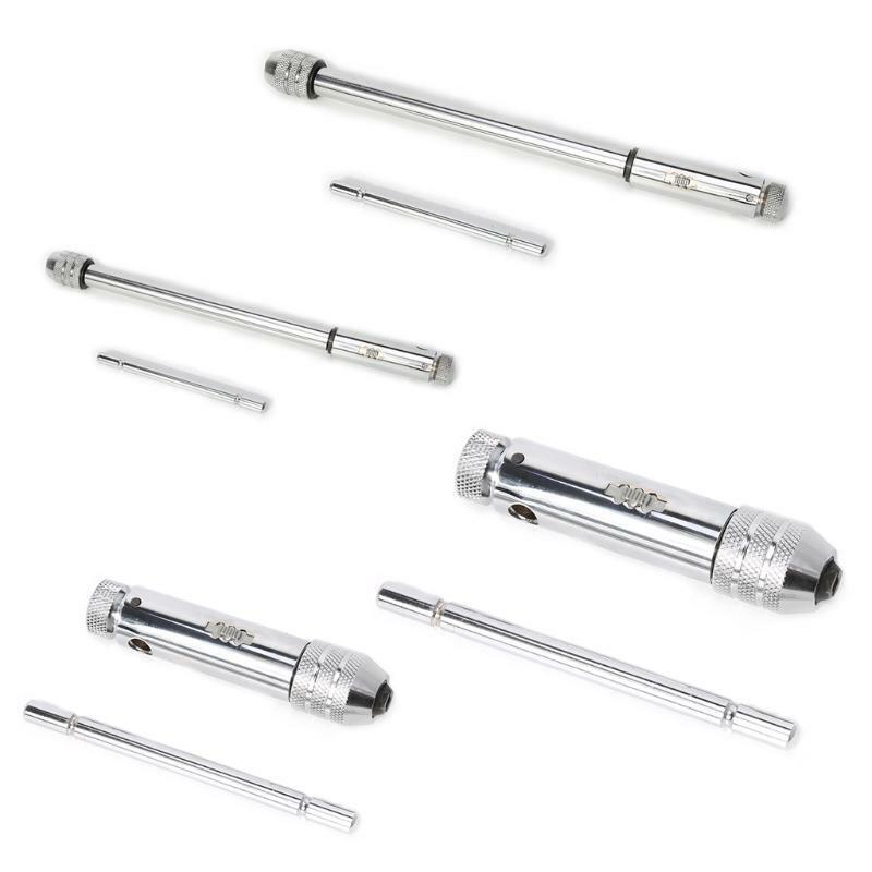 M5-M12 300mm Long Reversible T Bar Handle Ratchet Tap Wrench For Tap & Die Set