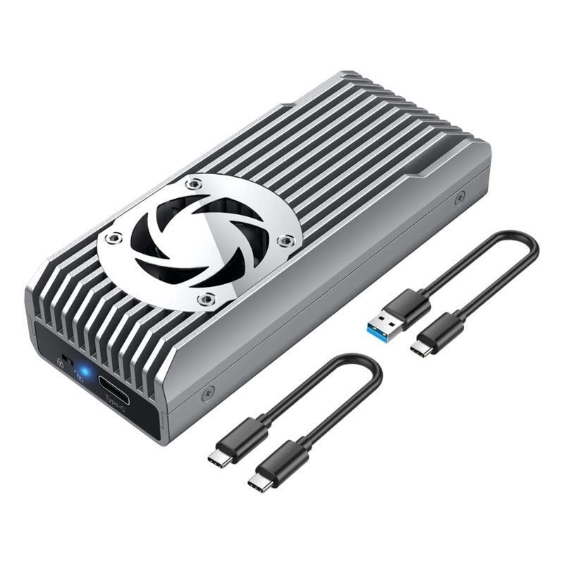 Superior M.2 NVME SSD Enclosure USB3.1 10Gb Radiator Case for M.2 2230/42/60/80