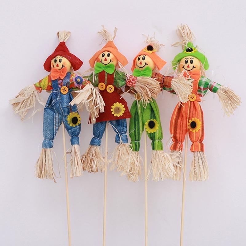 Halloween Scarecrow Decoration for Garden Home School Yard Scarecrow Decor