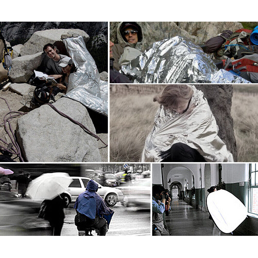 Outdoor Emergency Blanket Sun Protection Life-Saving Survival Warm Blankets