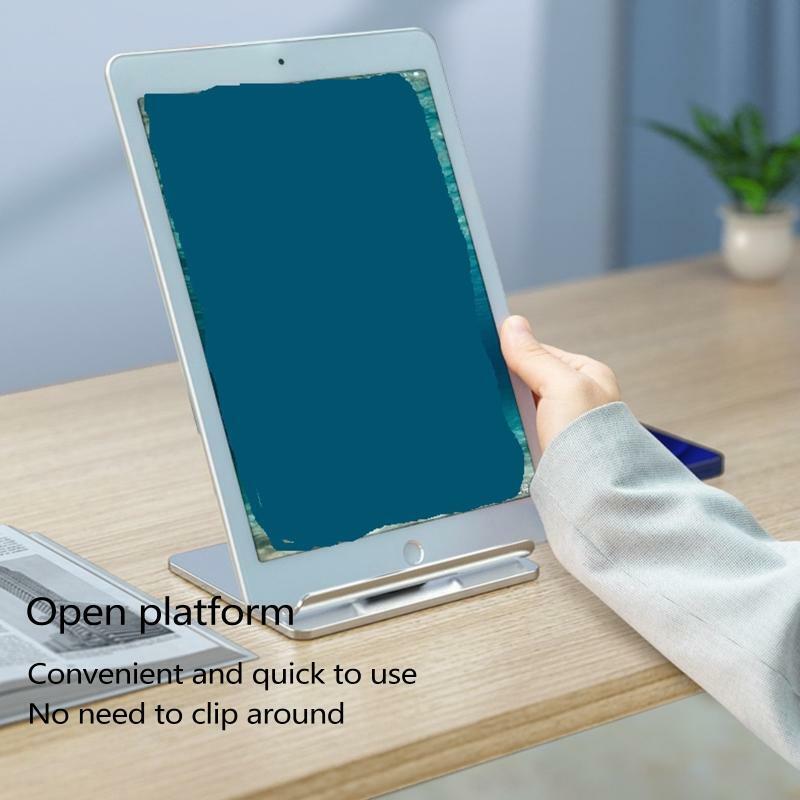 Aluminum Tablet Desk Stand Mobile Phone Holder for Phone Tablet Angle Adjustable