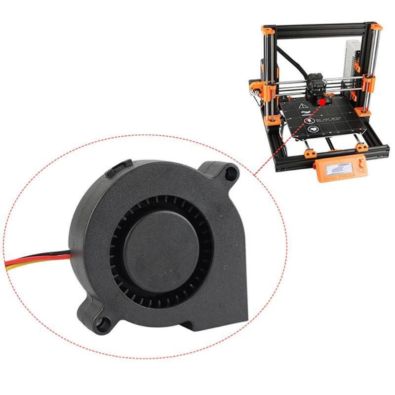 Dual Ball/Sleeve Bearing Brushless Cooling Turbine Fan 2Pcs Prusa I3 Mk3 5V 2Pin