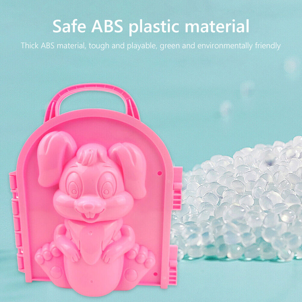 Rabbit Shape Snowball Maker ABS Clip Kids Outdoor Winter Snow Sand Mold
