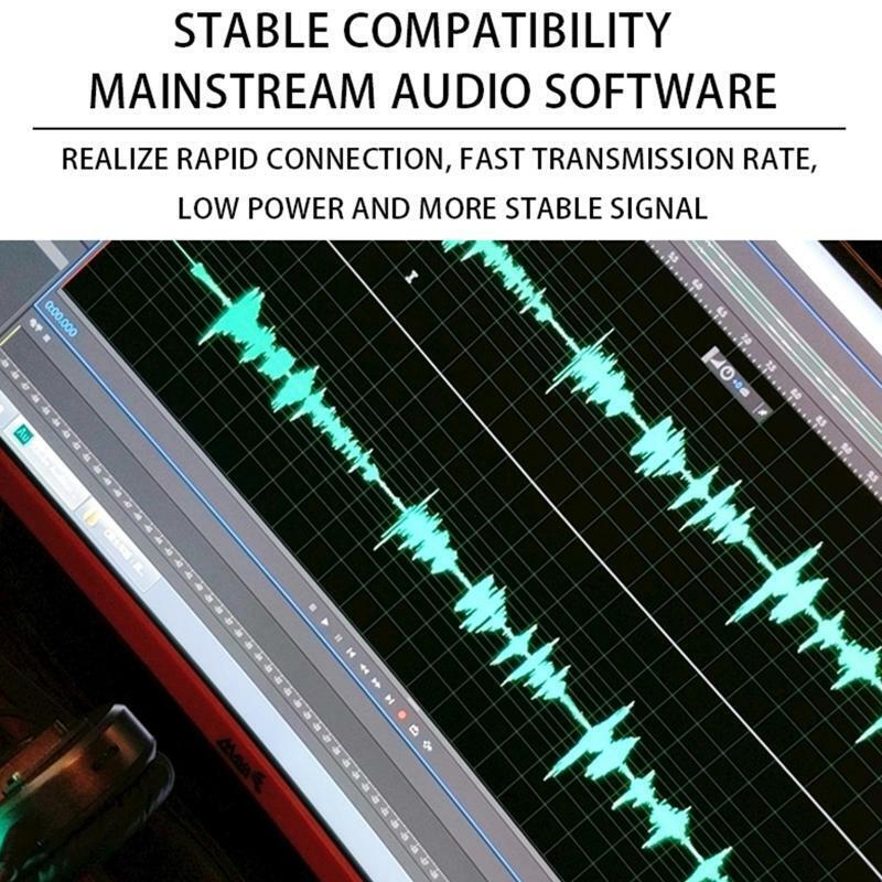 Live Sound Card Sound Mixer Noise Reduction Sound Card with Monitor Function