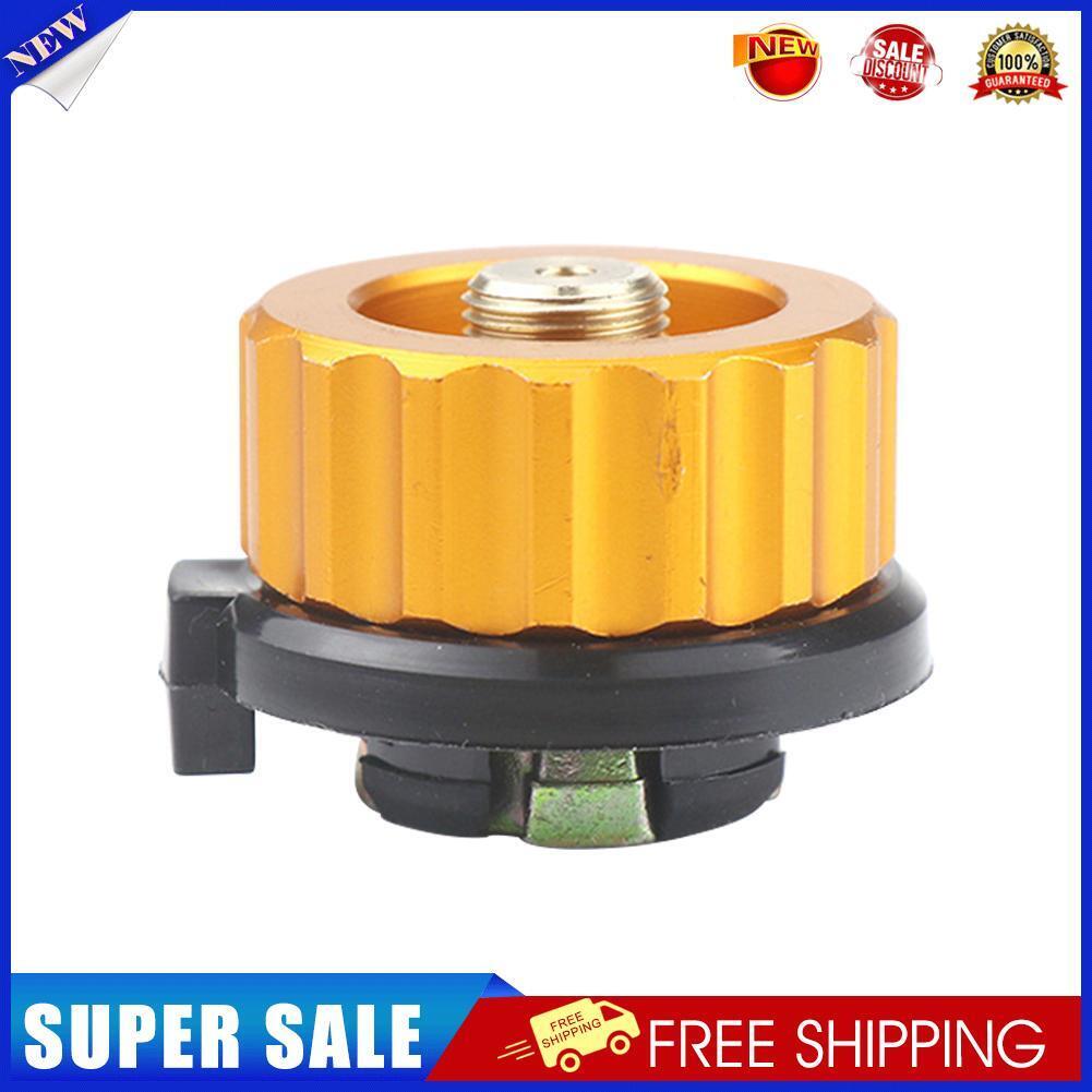 Outdoor Camping Split Type Stove Furnace Adaptor Auto-off Gas Tank Adapter