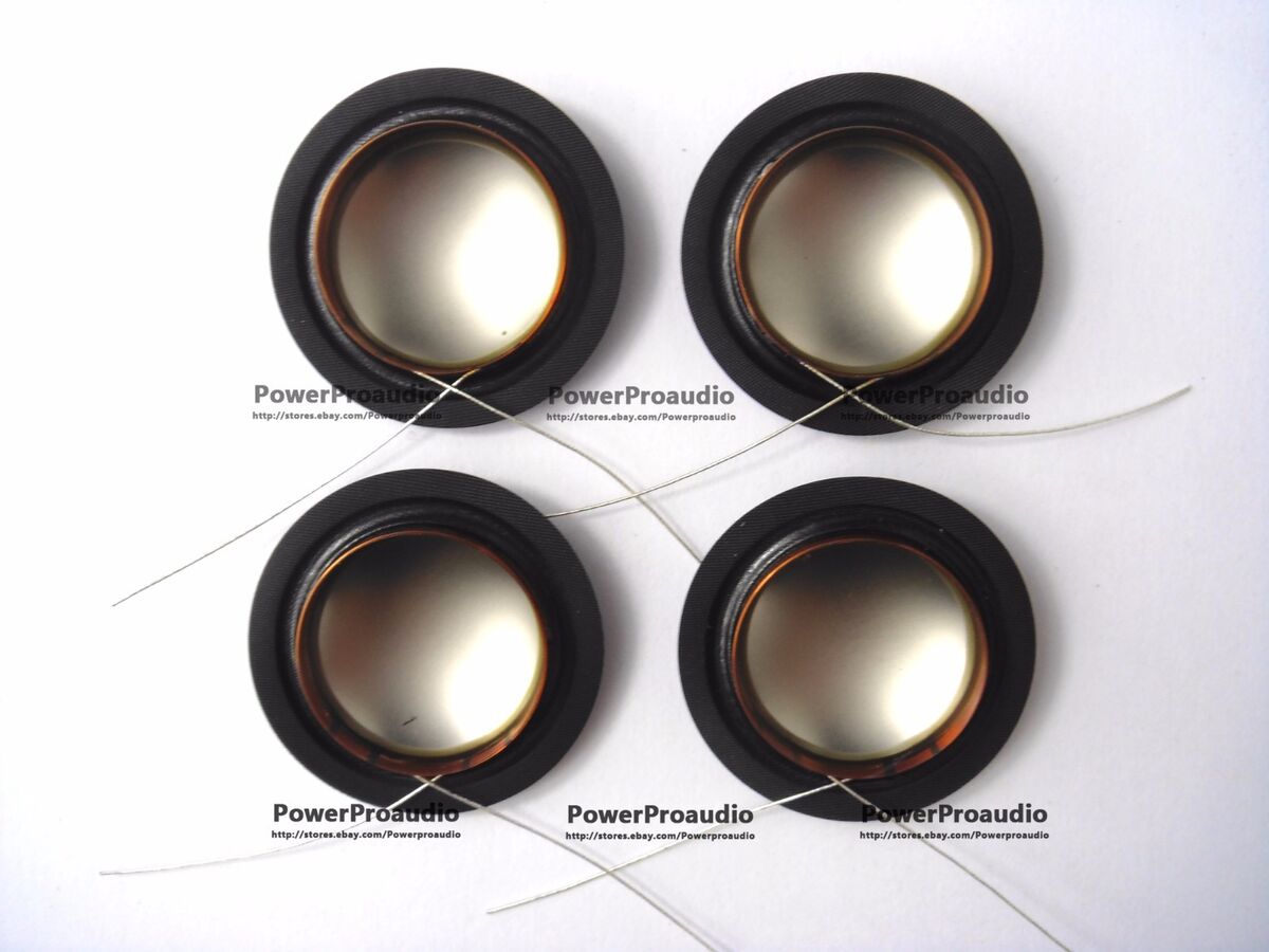 4 pcs Aftermarket 25.4 mm tweeter diaphragm voice coil,1 inch Silk+Titanium