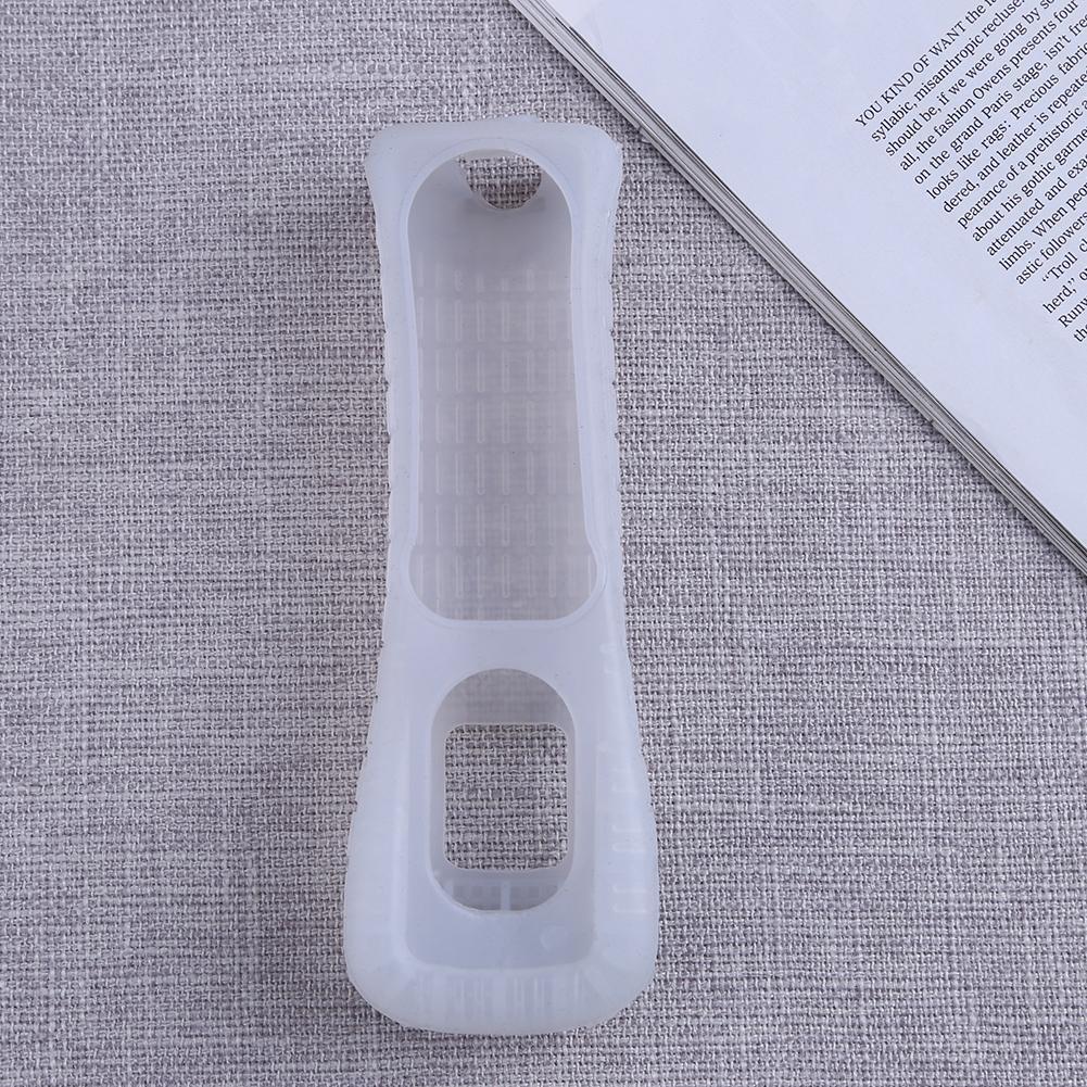 Silicone Cover Case Skin Sleeve for Nintendo Wii Remote Controller(White)