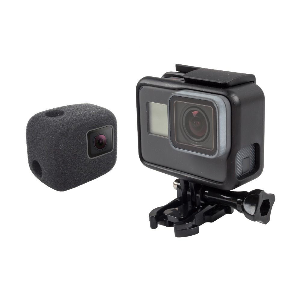 Noise Reduction Camera Sponge Cover Windshield Foam Case For GoPro Hero 5 6 7