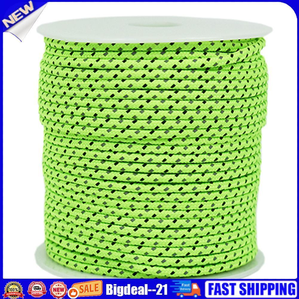 20m Survival Paracord 4mm Reflective Camping Parachute Cord Lanyard Rope