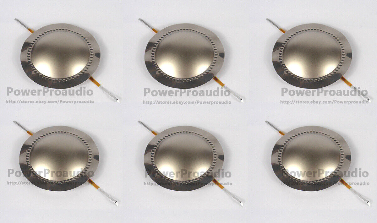 6PCS Voice coil 44.4mm 44.5mm Titanium Diaphragm Repair Kit dome Tweeters 8 ohm