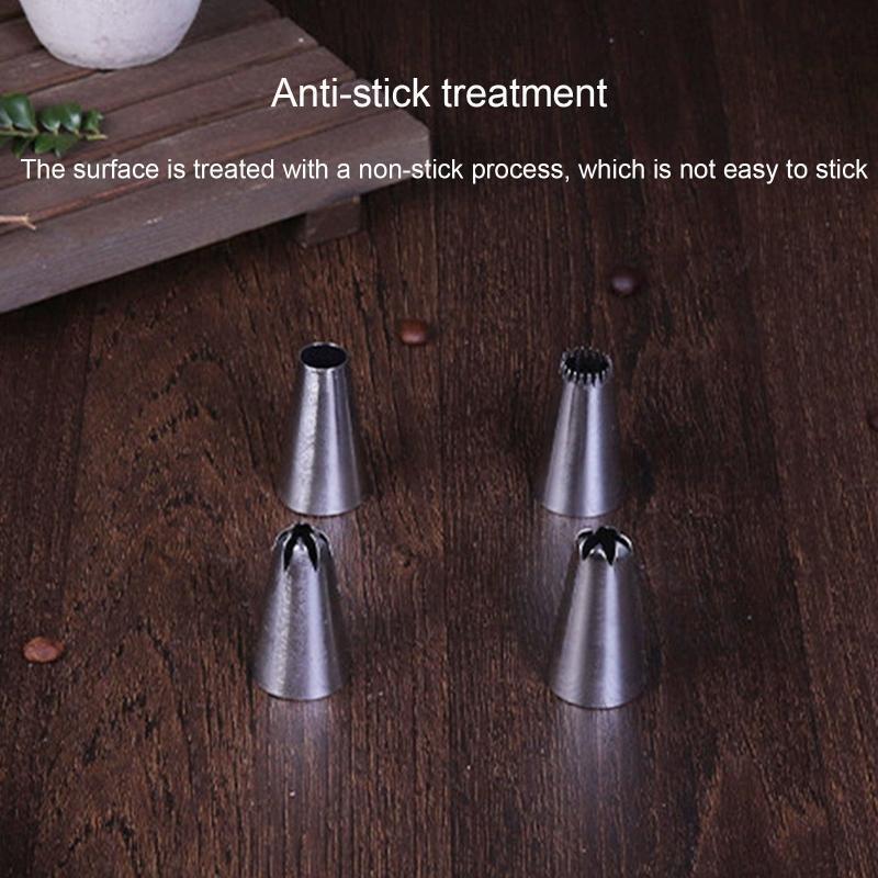 52 Pieces Stainless Steel Icing Piping Cake Nozzles with Storage Box Durable Use