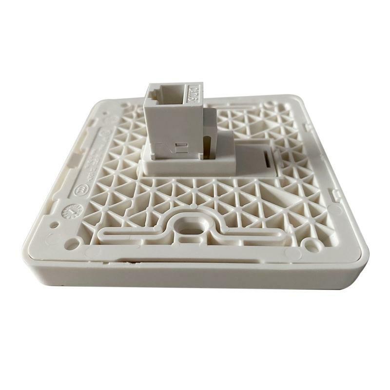 Female To Female CAT6 RJ45 LAN Faceplate 86x86mm Internet Straight Plug Outlet