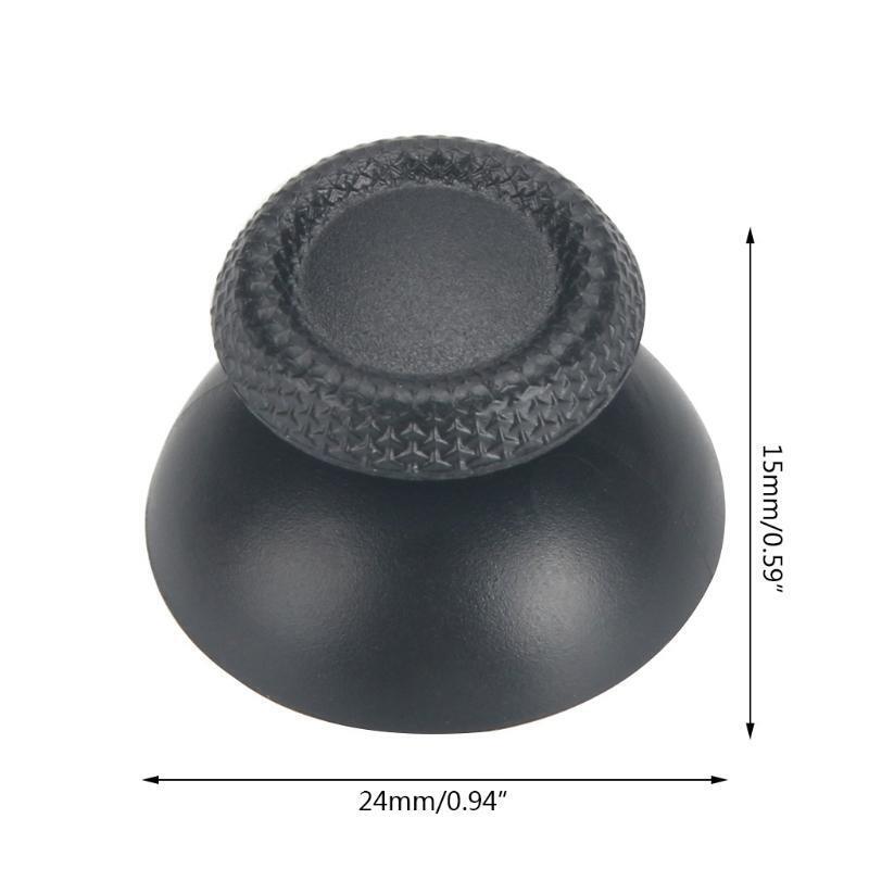 1 Pair Replacement Thumb Stick Joystick Cap for PS5 Gamepad Controllers ,Black