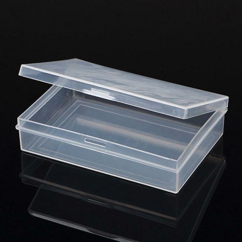 2pcs Transparent Plastic Box Playing Cards Container Poker Card Storage Case