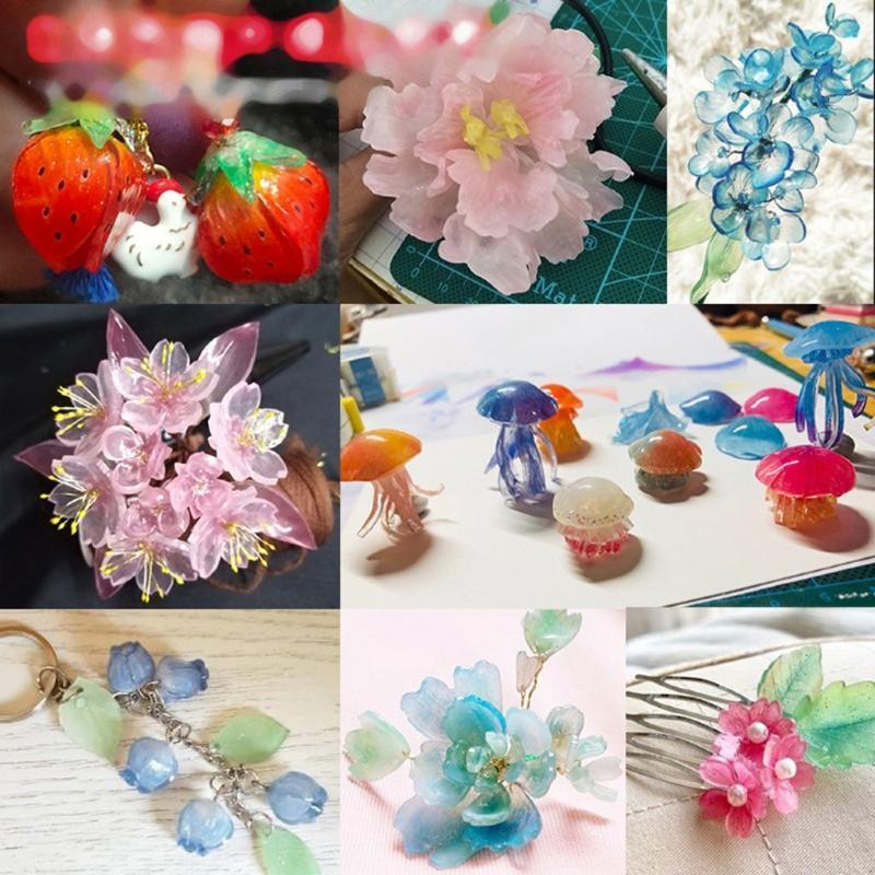 188Pcs Shrink Fun Paper Clear Shrink Film Heat Shrink Plastic Sheet Kit Crafts